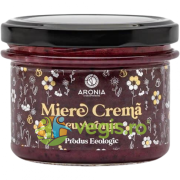 Miere Crema cu Aronia Ecologica/Bio 220g