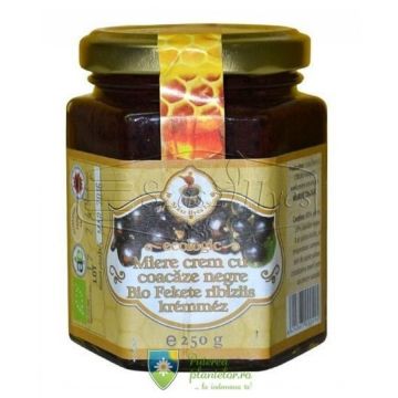 Miere Crema cu Coacaze negre 250 gr Miere Crema cu Coacaze negre 250 gr