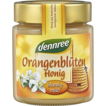 Miere de flori de portocal, eco-bio, 500 g, Dennree Miere de flori de portocal, eco-bio, 500 g, Dennree