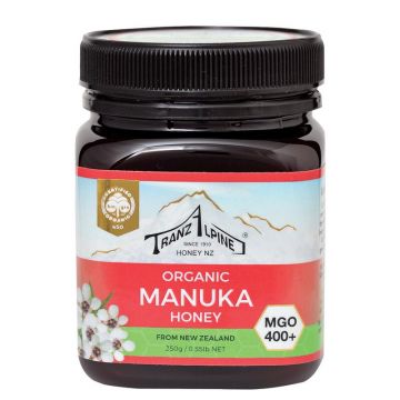 Miere de Manuka MGO 400+ bio 250g TranzAlpine