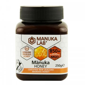Miere de manuka, MGO 850+, 250g, Manuka Lab (Concentratie: 250 g)