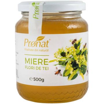 Miere flori de tei, 500g - Pronat