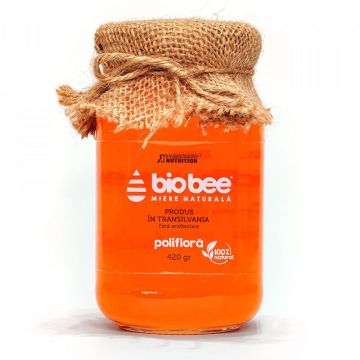 Miere polifloră BioBee (Gramaj: 420 grame)
