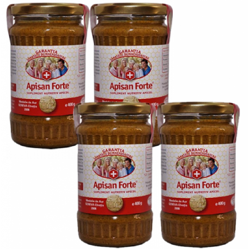 Pachet Apisan forte 4x400g - TRATAMENTE NATURISTE