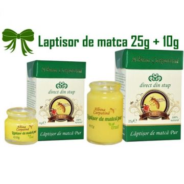 Pachet Laptisor matca pur crud 25g+10g - ALBINA CARPATINA