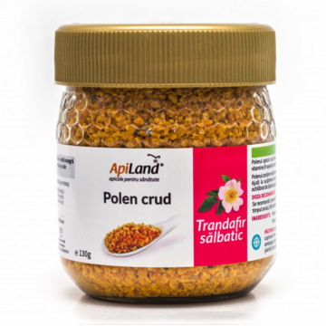 Polen crud trandafir salbatic 130g - APILAND