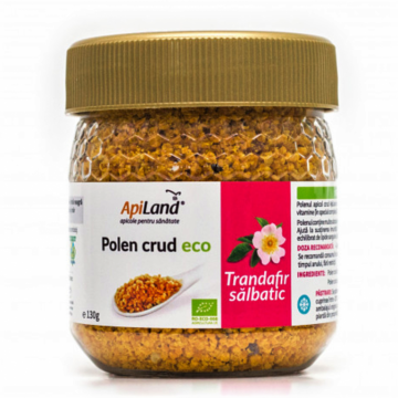 Polen crud trandafir salbatic eco 130g - APILAND