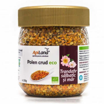 Polen crud trandafir salbatic mar eco 130g - APILAND