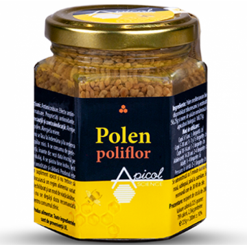 Polen poliflor uscat granule 120g - APICOL SCIENCE