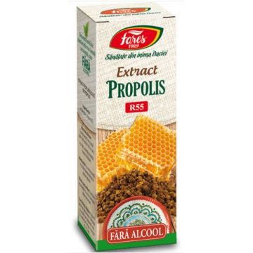 Propolis fara alcool R55, 20ml - Fares