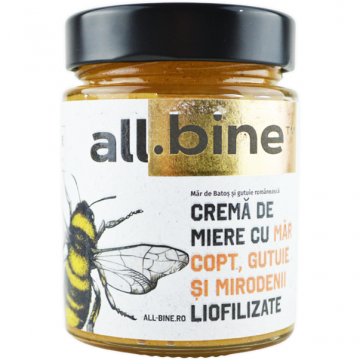 Crema de Miere cu Mar Copt, Gutuie si Mirodenii Liofilizate 300g