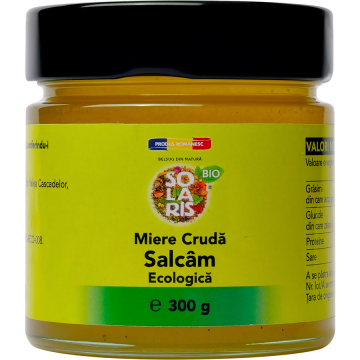 Miere Cruda de Salcam Ecologica/Bio 300g