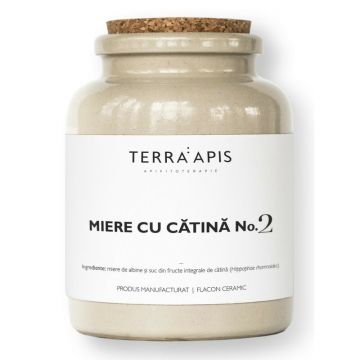 MIERE CU CATINA NO. 2, naturala, 400gr, Terra Apis