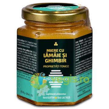 Miere cu Lamaie si Ghimbir 240g