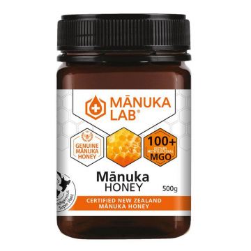 Miere de Manuka MANUKA LAB, MGO 100+ Noua Zeelanda, 500 g, naturala - Default