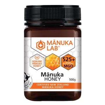 Miere de Manuka MANUKA LAB, MGO 525+ Noua Zeelanda, 500 g, naturala - Default