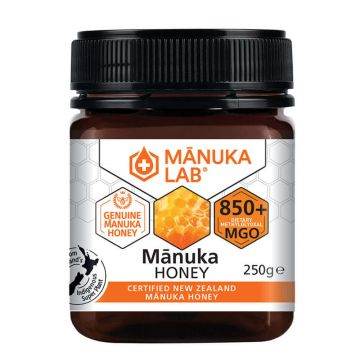 Miere de Manuka MANUKA LAB, MGO 850+ Noua Zeelanda, 250 g, naturala - Default