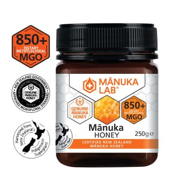 Miere de Manuka MANUKA LAB, MGO 850+ Noua Zeelanda, 250 g, naturala - Default Miere de Manuka MANUKA LAB, MGO 850+ Noua Zeelanda, 250 g, naturala - Default