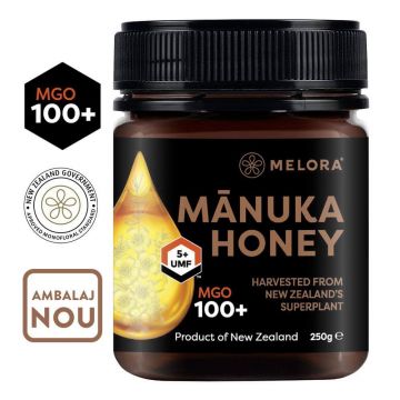 Miere de Manuka Melora, MGO 100+ (UMF 5) Noua Zeelanda, 250 g, naturala - Default Miere de Manuka Melora, MGO 100+ (UMF 5) Noua Zeelanda, 250 g, naturala - Default