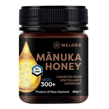 Miere de Manuka MELORA, MGO 300+ (UMF 10+) Noua Zeelanda, 250 g, naturala - Default