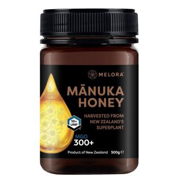 Miere de Manuka MELORA, MGO 300+ (UMF10+) Noua Zeelanda, 500 g, naturala - Default