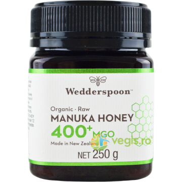 Miere de Manuka MGO 400+ RAW Ecologica/Bio 250g