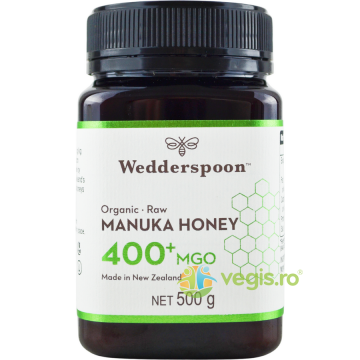 Miere de Manuka MGO 400+ RAW Ecologica/Bio 500g