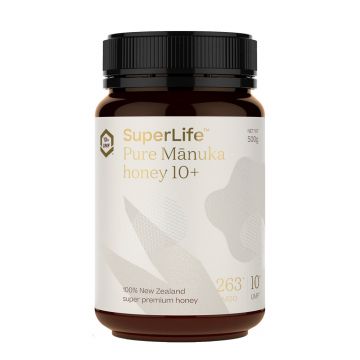 Miere de Manuka SuperLife  UMF 10+ | MGO 263+ - 500g Miere de Manuka SuperLife  UMF 10+ | MGO 263+ - 500g