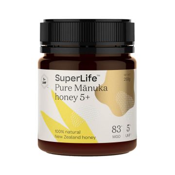 Miere de Manuka SuperLife  UMF 5+ | MGO 83+ - 250g Miere de Manuka SuperLife  UMF 5+ | MGO 83+ - 250g
