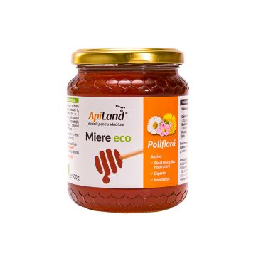 Miere Polifloră ECO - 500g Miere Polifloră ECO - 500g