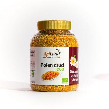 Polen crud de trandafir sălbatic și măr ECO  500g ECO Polen crud de trandafir sălbatic și măr ECO  500g ECO